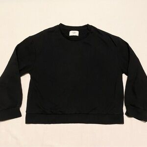 Zara Trafaluc Black Crewneck Top Womens Size Small